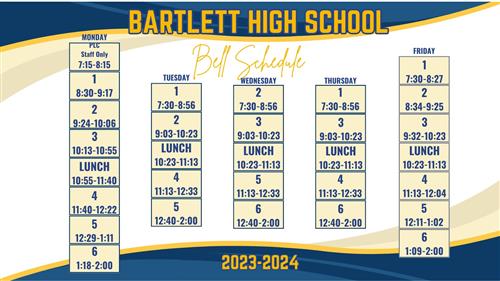 Bell Schedule